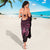 New Zealand Breast Cancer Awareness Sarong Maori Butterfly Pink Ribbon Black Version - Polynesian Pride