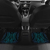 Suicide Prevention New Zealand Car Mats Aotearoa Maori Butterfly Mix Silver Fern LT14 Set 2pcs - Back Black - Polynesian Pride