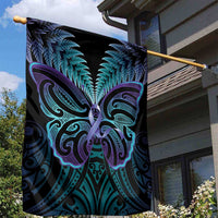 Suicide Prevention New Zealand Garden Flag Aotearoa Maori Butterfly Mix Silver Fern LT14 - Polynesian Pride