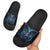 Suicide Prevention New Zealand Slide Sandals Aotearoa Maori Butterfly Mix Silver Fern - Polynesian Pride