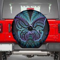 Suicide Prevention New Zealand Spare Tire Cover Aotearoa Maori Butterfly Mix Silver Fern LT14 - Polynesian Pride