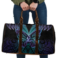 Suicide Prevention New Zealand Travel Bag Aotearoa Maori Butterfly Mix Silver Fern LT14 Black - Polynesian Pride