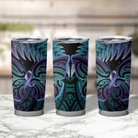 Suicide Prevention New Zealand Tumbler Cup Aotearoa Maori Butterfly Mix Silver Fern LT14 - Polynesian Pride