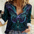 Suicide Prevention New Zealand Women Casual Shirt Aotearoa Maori Butterfly Mix Silver Fern - Polynesian Pride