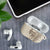 Beige Hawaii AirPods Case Hammerhead Shark Tattoo Curve Polynesian - Polynesian Pride