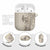 Beige Hawaii AirPods Case Hammerhead Shark Tattoo Curve Polynesian - Polynesian Pride