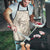 Beige Hawaii Apron Hammerhead Shark Tattoo Curve Polynesian - Polynesian Pride