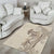 Beige Hawaii Area Rug Hammerhead Shark Tattoo Curve Polynesian - Polynesian Pride