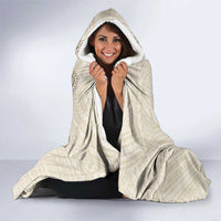 Beige Hawaii Hooded Blanket Hammerhead Shark Tattoo Curve Polynesian LT14 - Polynesian Pride