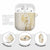 Gold and White Hawaii AirPods Case Hammerhead Shark Tattoo Curve Polynesian - Polynesian Pride