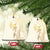Gold and White Hawaii Ceramic Ornament Hammerhead Shark Tattoo Curve Polynesian - Polynesian Pride