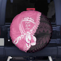 Polynesia Breast Cancer Awareness Spare Tire Cover Fight With Hope Pink Ribbon Boxing Gloves LT14 No hole Pink - Polynesian Pride