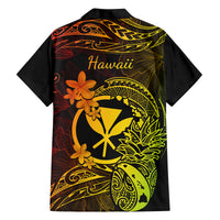 Hawaii Kid Hawaiian Shirt Pineapple Mix Polynesian Plumeria Reggae Version LT14 - Polynesian Pride
