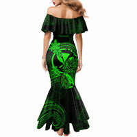 hawaii-mermaid-dress-pineapple-mix-polynesian-plumeria-green-version