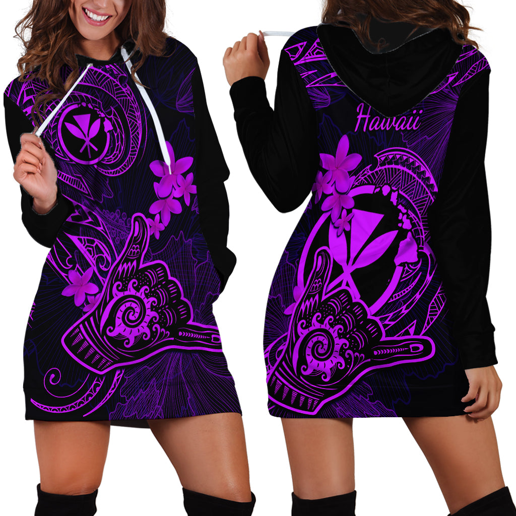 hawaii-hoodie-dress-shaka-tattoo-mix-polynesian-plumeria-purple-version