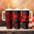 Hawaii Tumbler With Handle Shaka Tattoo Mix Polynesian Plumeria Red Version