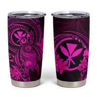 Hawaii Tumbler Cup Turtle Mix Polynesian Plumeria Pink Version LT14 Pink - Polynesian Pride