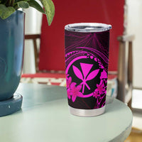 Hawaii Tumbler Cup Turtle Mix Polynesian Plumeria Pink Version LT14 - Polynesian Pride