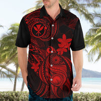 Hawaii Hawaiian Shirt Turtle Mix Polynesian Plumeria Red Version LT14 - Polynesian Pride