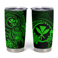 Hawaii Tumbler Cup Turtle Mix Polynesian Plumeria Green Version LT14 Green - Polynesian Pride