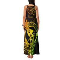 Hawaii Family Matching Tank Maxi Dress and Hawaiian Shirt Ukulele Mix Polynesian Plumeria Reggae Version LT14 - Polynesian Pride