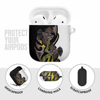 New Zealand Valentines Day AirPods Case Piwakawaka Lovers Maori Koru Tattoo LT14 - Polynesian Pride