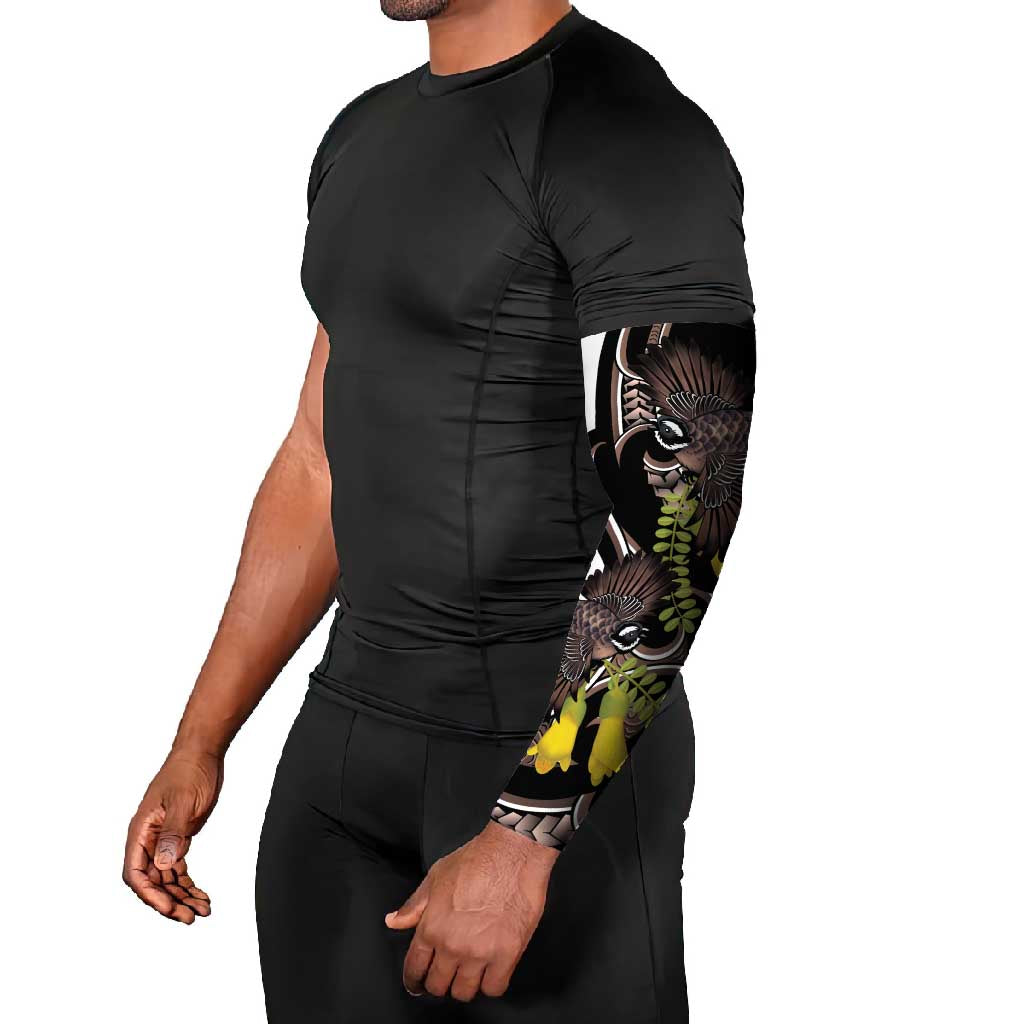 New Zealand Valentines Day Arm Sleeves Piwakawaka Lovers Maori Koru Tattoo LT14 - Polynesian Pride