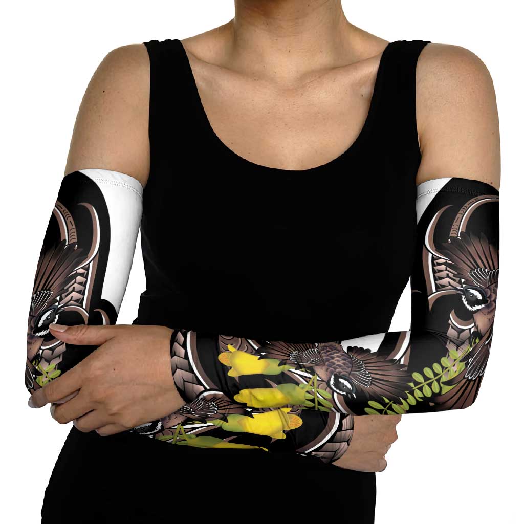 New Zealand Valentines Day Arm Sleeves Piwakawaka Lovers Maori Koru Tattoo LT14 - Polynesian Pride
