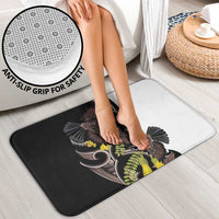 New Zealand Valentines Day Bathroom Set Piwakawaka Lovers Maori Koru Tattoo LT14 - Polynesian Pride