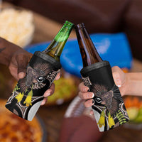 New Zealand Valentines Day 4 in 1 Can Cooler Tumbler Piwakawaka Lovers Maori Koru Tattoo LT14 - Polynesian Pride