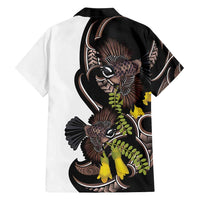 New Zealand Valentines Day Hawaiian Shirt Piwakawaka Lovers Maori Koru Tattoo LT14 - Polynesian Pride