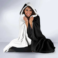New Zealand Valentines Day Hooded Blanket Piwakawaka Lovers Maori Koru Tattoo LT14 - Polynesian Pride