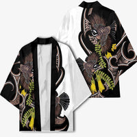 New Zealand Valentines Day Kimono Piwakawaka Lovers Maori Koru Tattoo LT14 - Polynesian Pride