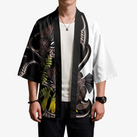 New Zealand Valentines Day Kimono Piwakawaka Lovers Maori Koru Tattoo LT14 - Polynesian Pride