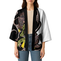 New Zealand Valentines Day Kimono Piwakawaka Lovers Maori Koru Tattoo LT14 - Polynesian Pride