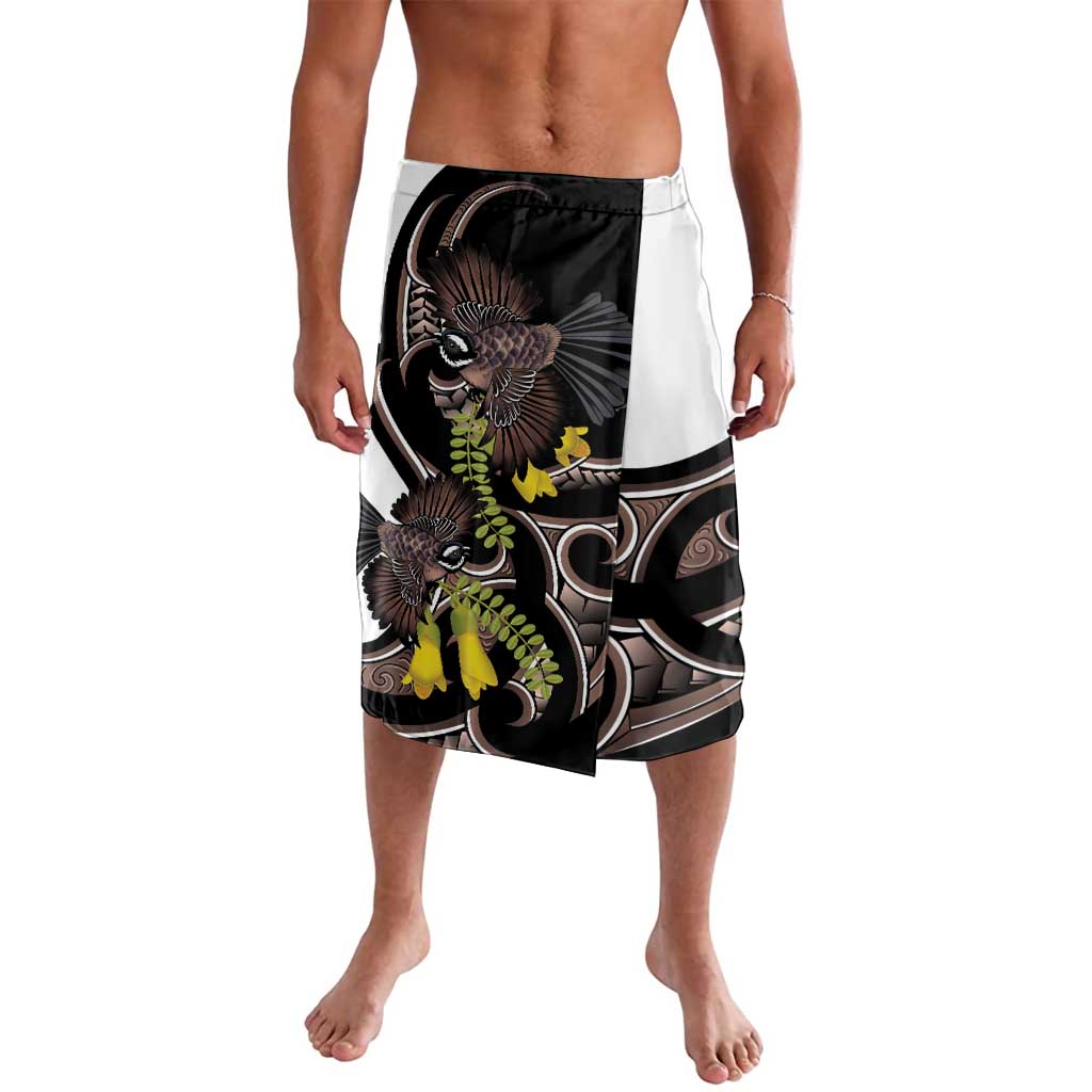 New Zealand Valentines Day Lavalava Piwakawaka Lovers Maori Koru Tattoo LT14 Black - Polynesian Pride
