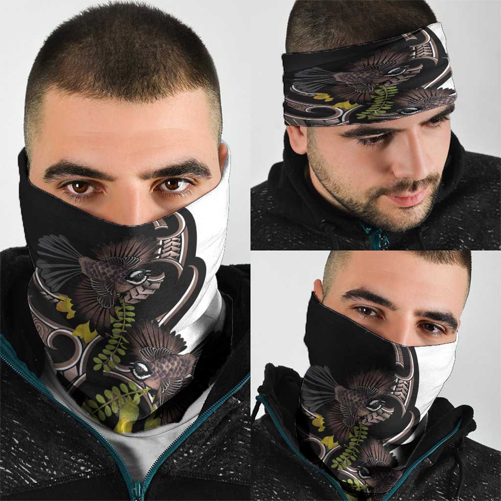 New Zealand Valentines Day Neck Gaiter Piwakawaka Lovers Maori Koru Tattoo LT14 - Polynesian Pride
