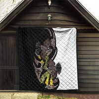 New Zealand Valentines Day Quilt Piwakawaka Lovers Maori Koru Tattoo LT14 - Polynesian Pride
