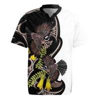 New Zealand Valentines Day Rugby Jersey Piwakawaka Lovers Maori Koru Tattoo LT14 Black - Polynesian Pride