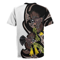 New Zealand Valentines Day Rugby Jersey Piwakawaka Lovers Maori Koru Tattoo LT14 - Polynesian Pride