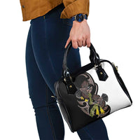 New Zealand Valentines Day Shoulder Handbag Piwakawaka Lovers Maori Koru Tattoo LT14 - Polynesian Pride