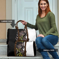 New Zealand Valentines Day Travel Bag Piwakawaka Lovers Maori Koru Tattoo LT14 - Polynesian Pride