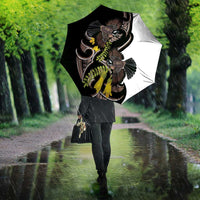 New Zealand Valentines Day Umbrella Piwakawaka Lovers Maori Koru Tattoo LT14 - Polynesian Pride