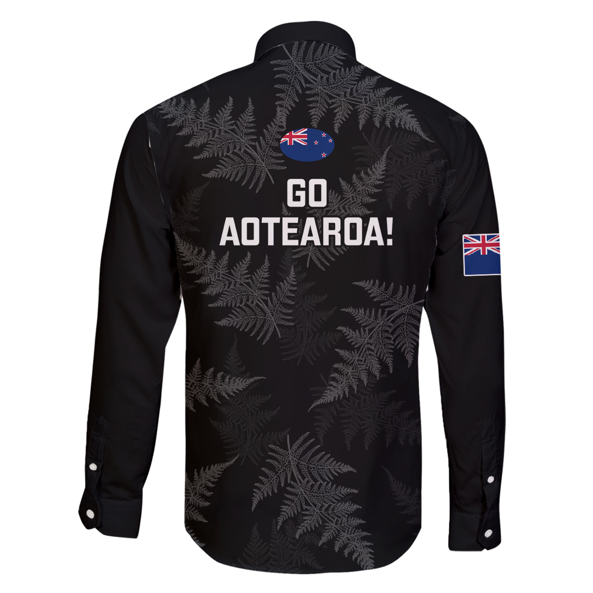 New Zealand Silver Fern Rugby Family Matching Summer Maxi Dress and Hawaiian Shirt 2023 Go Aotearoa Champions World Cup LT14 - Polynesian Pride