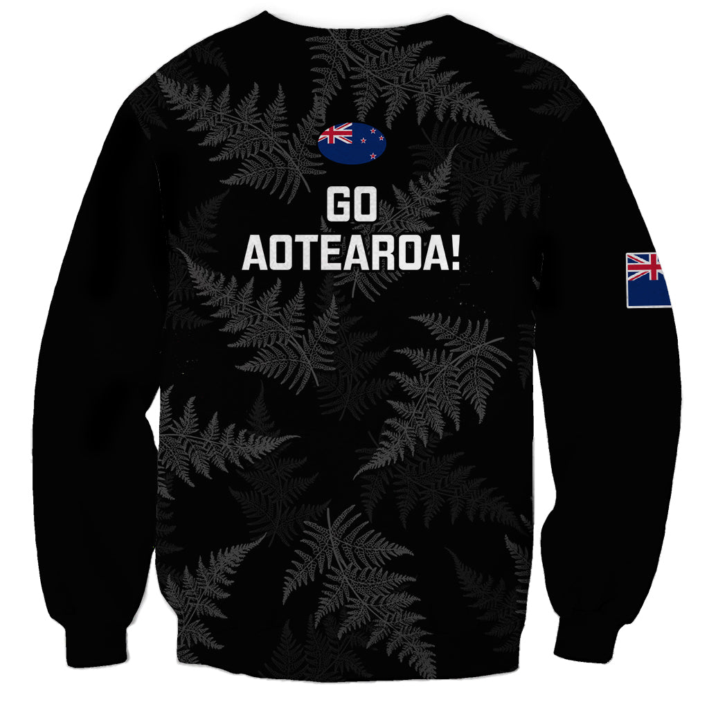 New Zealand Silver Fern Rugby Sweatshirt 2023 Go Aotearoa World Cup LT14 - Polynesian Pride