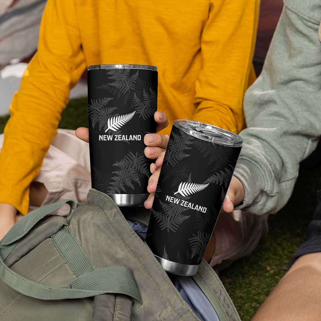 New Zealand Silver Fern Rugby Tumbler Cup Go Aotearoa Champions World Cup LT14 - Polynesian Pride