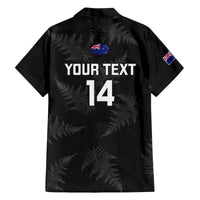 Custom New Zealand Silver Fern Rugby Family Matching Tank Maxi Dress and Hawaiian Shirt - 2023 Go Aotearoa Champions World Cup LT14 - Polynesian Pride