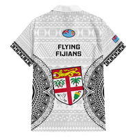Fiji Rugby Family Matching Off Shoulder Maxi Dress and Hawaiian Shirt 2023 Go Champions World Cup Fijian Tapa Pattern LT14 - Polynesian Pride