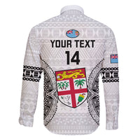 Custom Fiji Rugby Family Matching Short Sleeve Bodycon Dress and Hawaiian Shirt 2023 Go Champions World Cup Fijian Tapa Pattern LT14 - Polynesian Pride