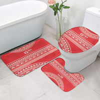 Mate Ma'a Tonga 2026 Rugby Bathroom Set Go Champions Tongan Ngatu Pattern LT14 - Polynesian Pride